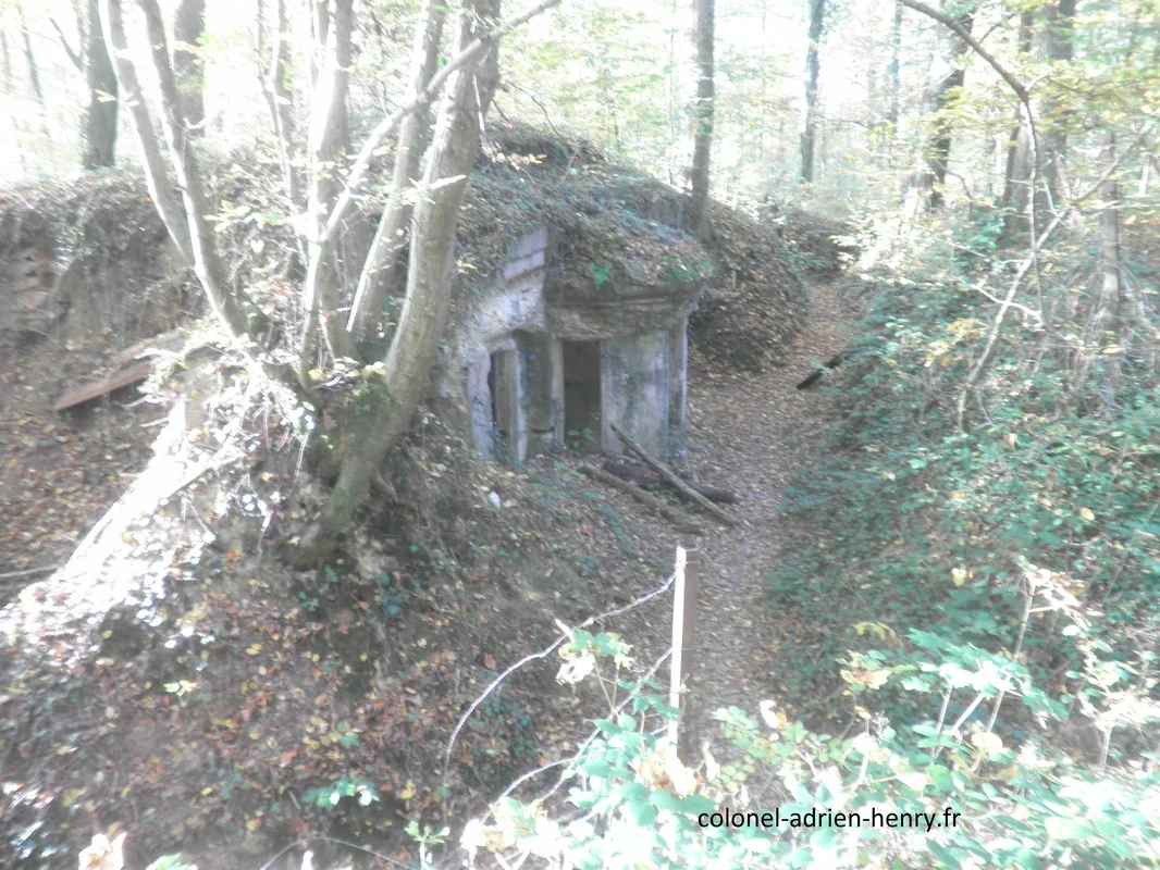 Abris du Kronprinz, côté allemand